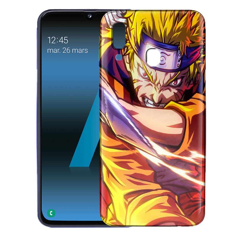 Coque Samsung Galaxy A Naruto Influence De Kyubi Silicone Plexi