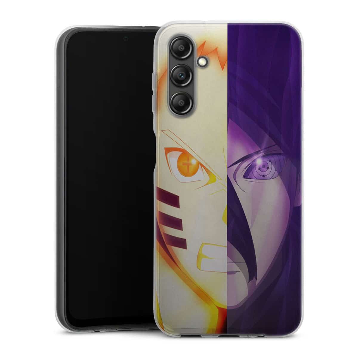 Coque Samsung Galaxy A G Naruto Vs Sasuke Silicone Plexi