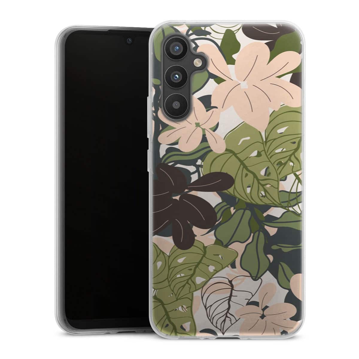 Coque Samsung Galaxy A G Bohemian Tropical Foliage Silicone