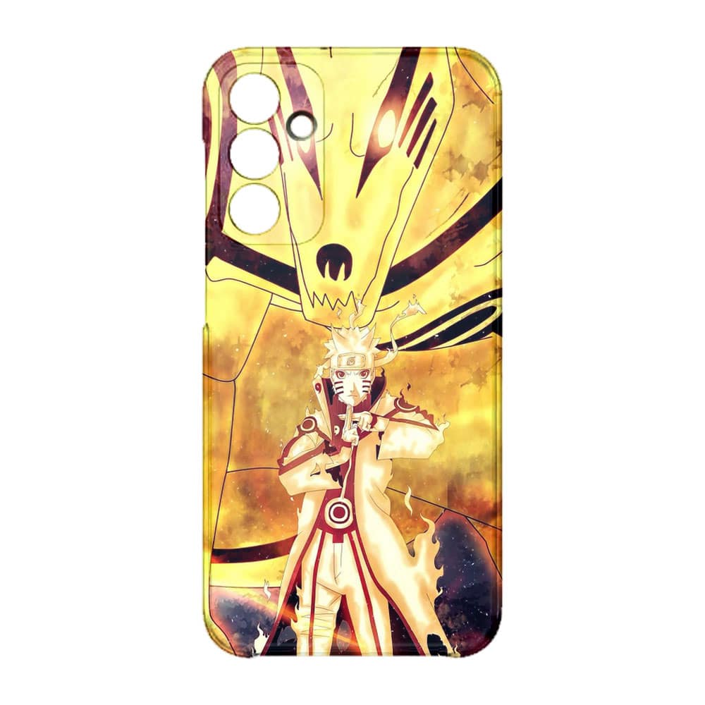 Coque Samsung Galaxy A G Naruto Kyubi Jaune Silicone Plexi