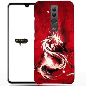 Coque Huawei MATE 20 / MATE 20 LITE / MATE 20 PRO Dragon Rouge Chinois