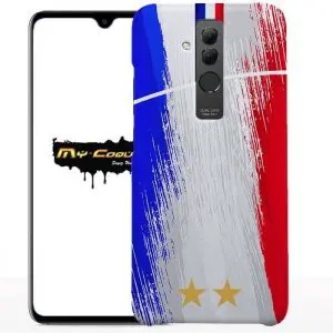 Coque Huawei MATE 20 / MATE 20 LITE / MATE 20 PRO Foot France PERSONNALISABLE