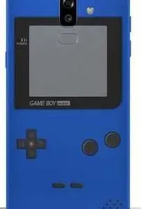 Coque Samsung J8 2018 Game Boy Bleue