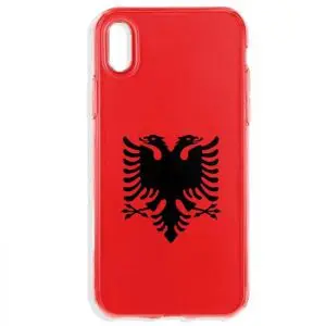 Coque iPhone XR Drapeau Albanie