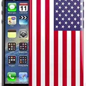 Coque iPhone 5C Drapeau USA - Silicone - Incassable