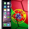 Coque iPhone 6 / 6S Silicone Ballon De Foot Portugal