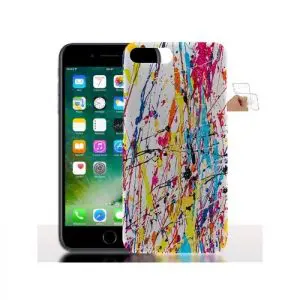 Coque iPhone 7 / 8 PLUS Silicone Splash Paint