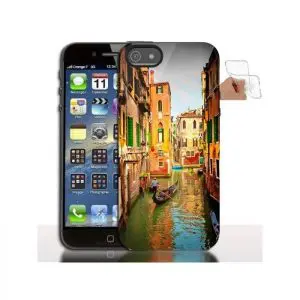 Coque iPhone 5 / 5S / SE Venise - Silicone - Antichocs