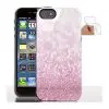 Coque iPhone 5 / 5S / SE Strass Rose - Gel Silicone antichocs