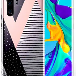 Coque Huawei P30 Mountain Graphics - Silicone