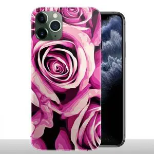 Coque iPhone 11 / 11 PRO / 11 PRO MAX Fleurs Roses / Silicone / Floral