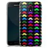 Coque Samsung J3 2017 Moustaches multicouleurs