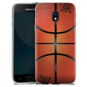 Coque Samsung J3 2017 Ballon de Basket / Housse Telephone / Sport / Silicone