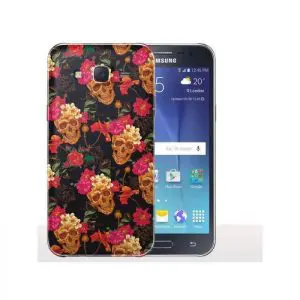 Coque Samsung J5 2017 Floral Skull / Housse gel