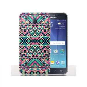 Coque Samsung Galaxy J5 2017 Turquoise Azteque