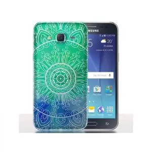 Coque Samsung J5 2017 Mandala Green