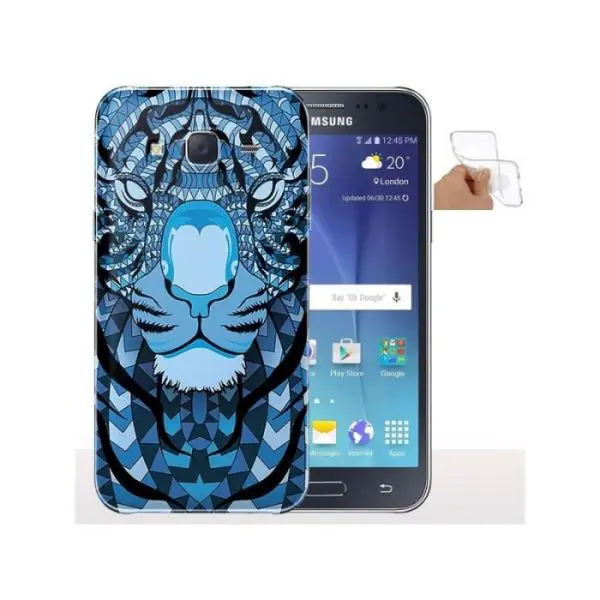 Coque Samsung J5 2016 Tigre Bleu