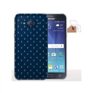 Coque Samsung J5 2016 Ancre marine Bleue