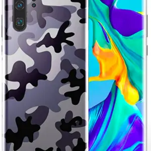 Ma Coque Perso : Coque Huawei P30 / P30 PRO Camouflage Gris