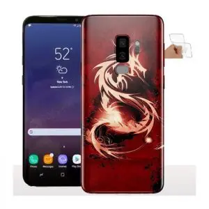 Coque Samsung S9 Dragon Chinois Rouge