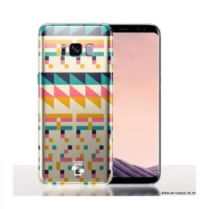 Coque Samsung S8 / S8 PLUS Pixels Aztèque