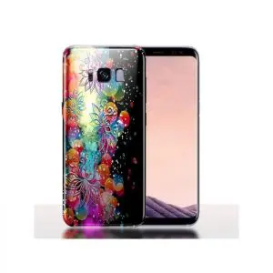 Coque Samsung S8 / S8 PLUS Fleurs Stars / Housse de Tpu