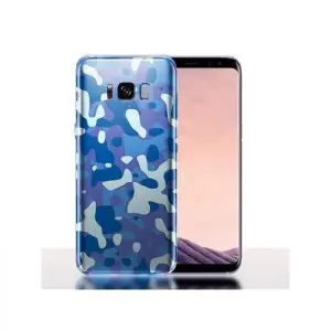 Coque Samsung Galaxy S8 / S8 PLUS Motif Armée - Camouflage Bleu