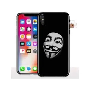 Coque iPhone X / XS Silicone Anonymous