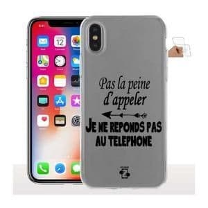 Coque iPhone X / XS Pas La Peine D'Appeler