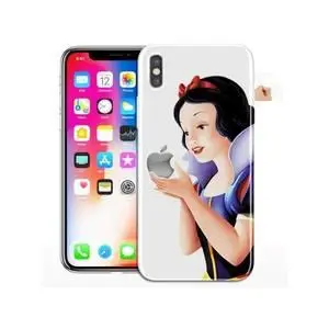 Silicone iPhone X / XS Blanche Pomme