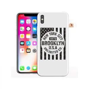 Silicone iPhone X / XS New York Brooklyn