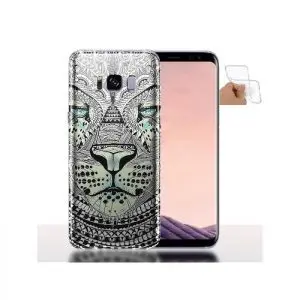 Coque Samsung S8 / S8 Plus Tigre Aztèque / Pour Tel Tactile
