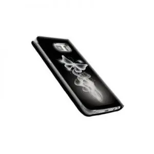 Etui Samsung Galaxy S8 Papillon de Nuit - Noir et Blanc