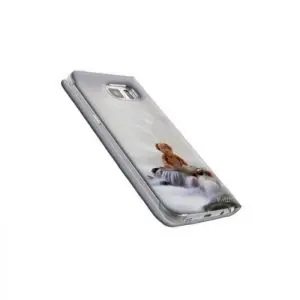 Etui Simili Cuir Samsung S8 Nounours dans les Nuages / Housse originale