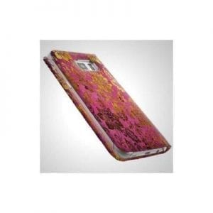Cuir Samsung Galaxy S7 Floral Gold Rose