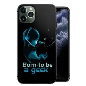 Coque iPhone 11 Born To Be a Geek / Housse Tpu / iPhone 11 Pro / iPhone 11 PRO MAX