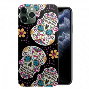 Coque iPhone 11 Tête de Mort Mexicaine|iPhone 11 PRO, MAX|En gel silicone