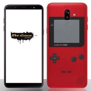 Coque Samsung Galaxy J8 2018 Console Jeux Video - Rouge