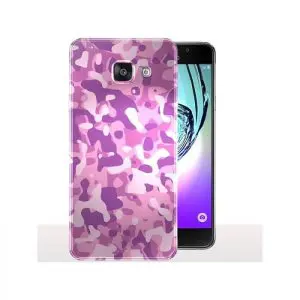 Coque Samsung Galaxy A3 2016 Camouflage Rose