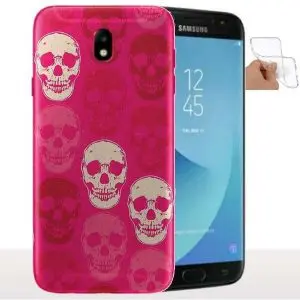 Coque Tete de Mort Tatouage / Samsung J6 2018 / J6 PLUS Skull Rose