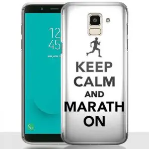Coque Samsung J6 2018 / J6 PLUS Keep Calm And Marathon