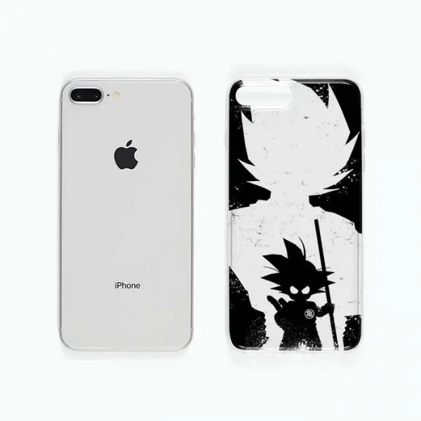 Goku Grandit - Housse iPhone SE 2020 - Vue de Face