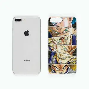 Regard Vegeta - Coque iPhone SE 2020 - Housse Tpu - De Face