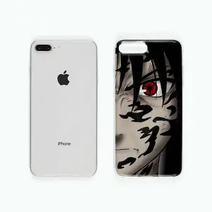 Sasuke Sharigan - Coque iPhone SE 2020 - Vue de Face