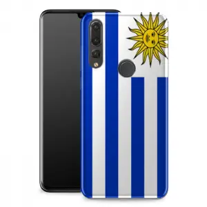 Coque telephone pour Huawei P30 Lite drapeau Uruguay