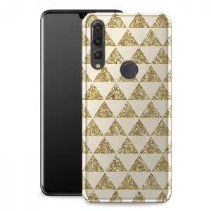 Achat Coque de telephone Gold Triangles pour Huawei P30 Lite