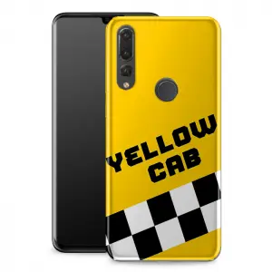 Coque tel portable Huawei P30 Lite Yellow Cab serie Vehicules