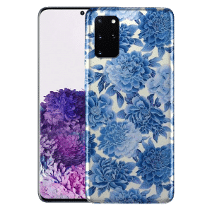 Pivoines Bleu - Coque Samsung S20, S20 Plus