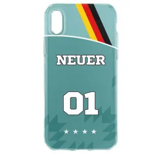 Coque iPhone X Football allemagne personnalisable