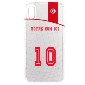 Coque iPhone XR équipe nationale Tunisie personnalisable